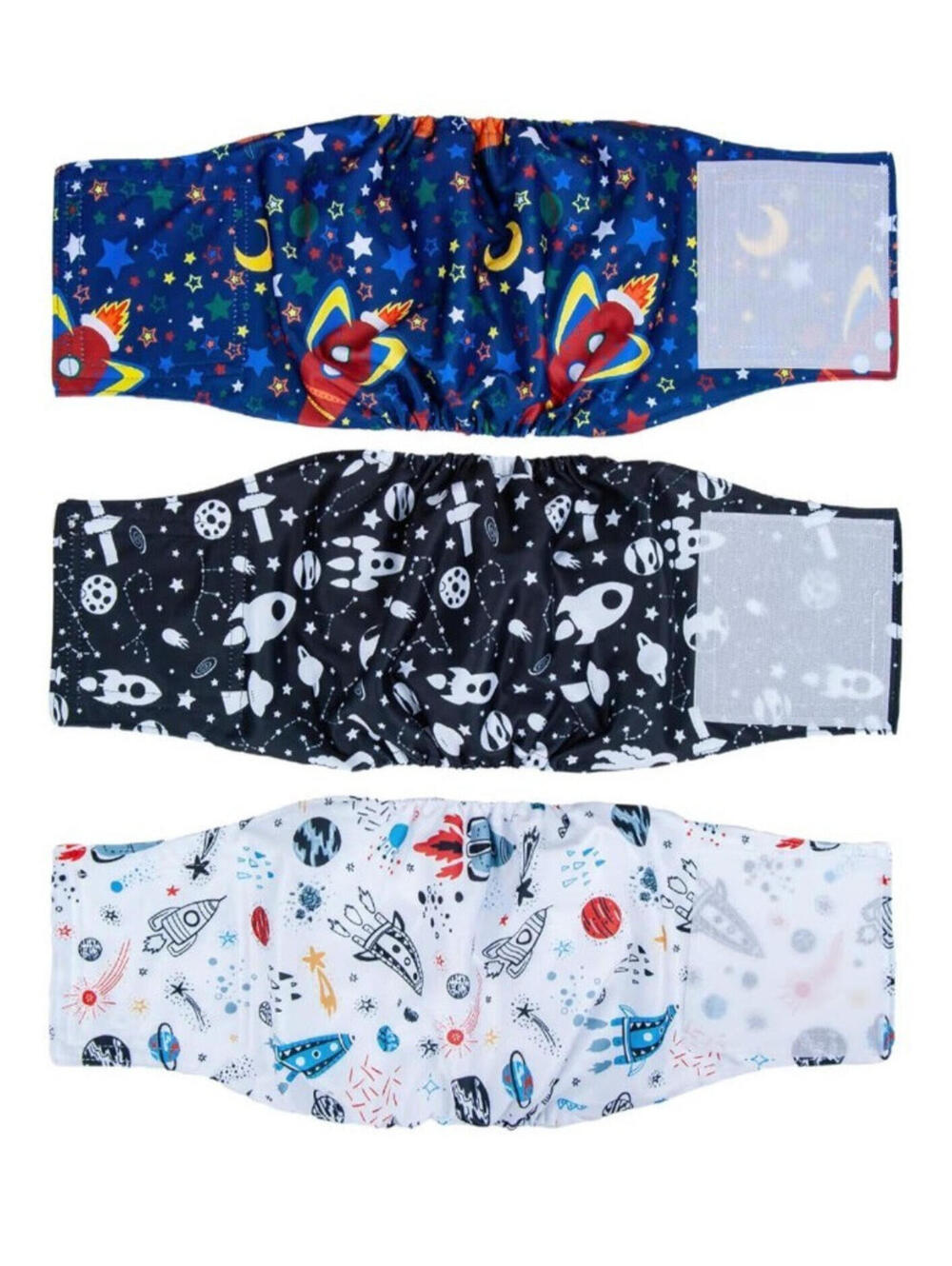 Pet Soft Washable Dog Diapers, Male Dog Belly Band 3 Pk, Sz XL, Never Used